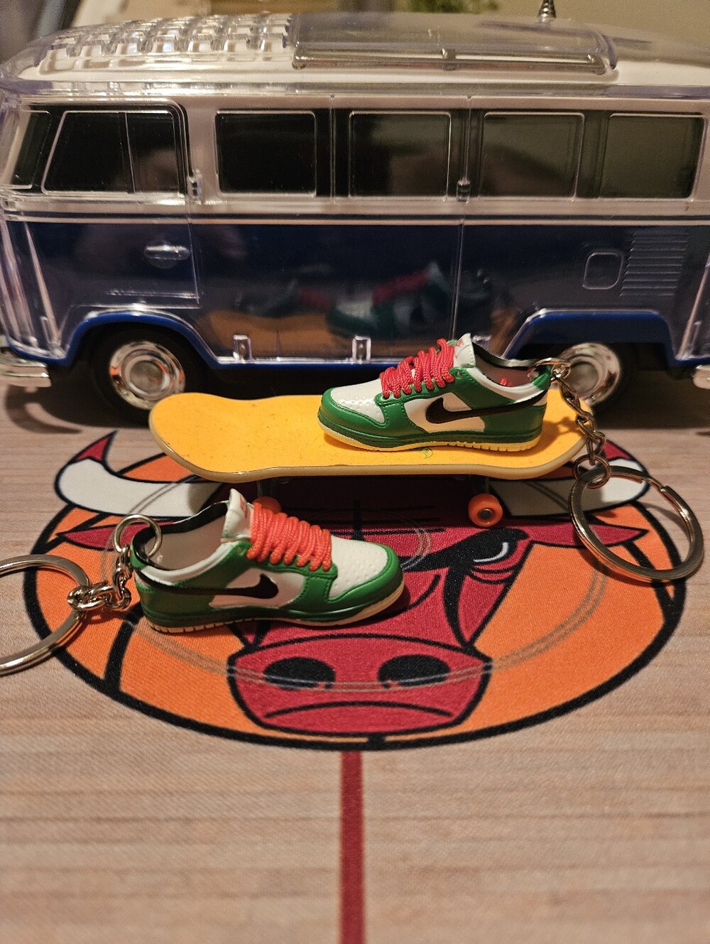 Pair of Mini sneaker keychain